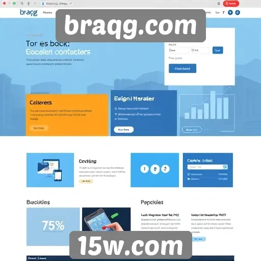 Análise da interface do usuário no site braqg.com